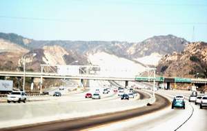 Interstate 5 auf dem Wege nach Bakersfield