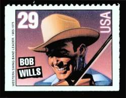 Bob Wills Briefmarke / Stamp
