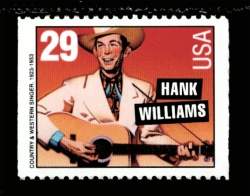 Hank Williams Briefmarke / Stamp