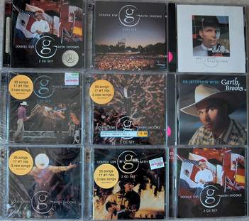 Garth Brooks: Alle Cover der CD "Double Live", McDonalds CD "The Garth Brooks Collection"